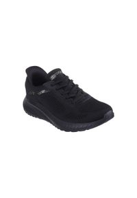 skechers - Buty sportowe Sneakersy damskie, Slip-Ins: Sport Squad Chaos - Current Muse. Kolor: czarny. Model: Skechers Sport. Sport: turystyka piesza