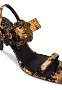 Versace Jeans Couture Sandały 80VA3S71 ZS366 G89 Czarny. Kolor: czarny. Materiał: skóra #5