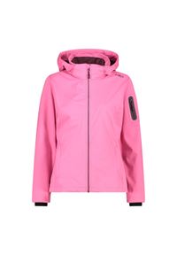 Kurtka przeciwdeszczowa damska z kapturem CMP. Typ kołnierza: kaptur. Kolor: różowy. Sezon: wiosna. Sport: turystyka piesza #1