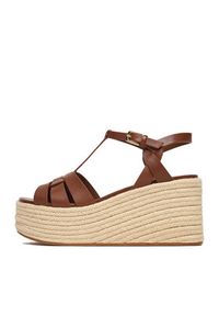 Badura Espadryle EO-AMARI-LT0228-26-805 Brązowy. Kolor: brązowy. Materiał: skóra #8