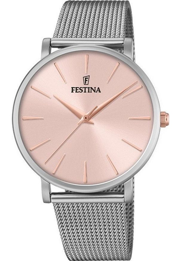 Zegarek Festina Zegarek damski Festina F20475-2 srebrny. Kolor: srebrny