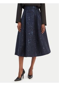 Rinascimento Spódnica trapezowa CFC0126542003 Granatowy Regular Fit. Kolor: niebieski. Materiał: syntetyk #1