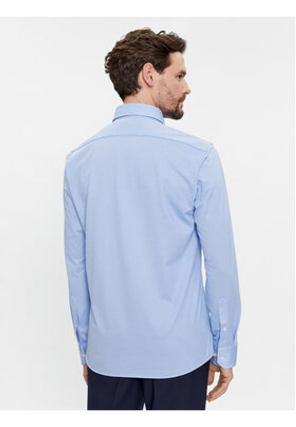 BOSS - Boss Koszula 50469378 Błękitny Regular Fit. Kolor: niebieski. Materiał: bawełna, syntetyk