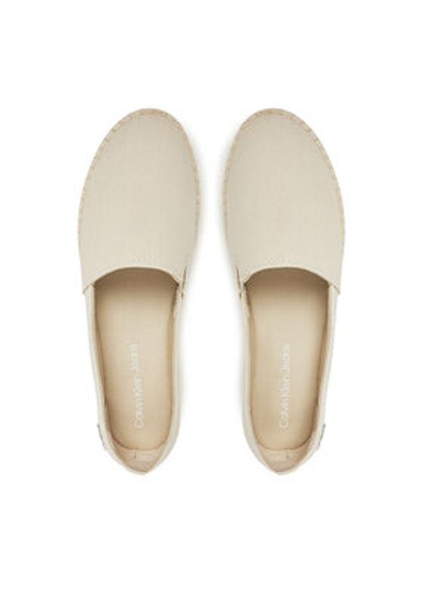 Calvin Klein Jeans Espadryle Flatform Esdparille Mg/Hdw YW0YW01737 Écru. Materiał: materiał