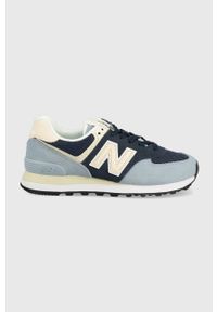 New Balance sneakersy WL574VJ2. Nosek buta: okrągły. Zapięcie: sznurówki. Kolor: niebieski. Materiał: guma. Model: New Balance 574