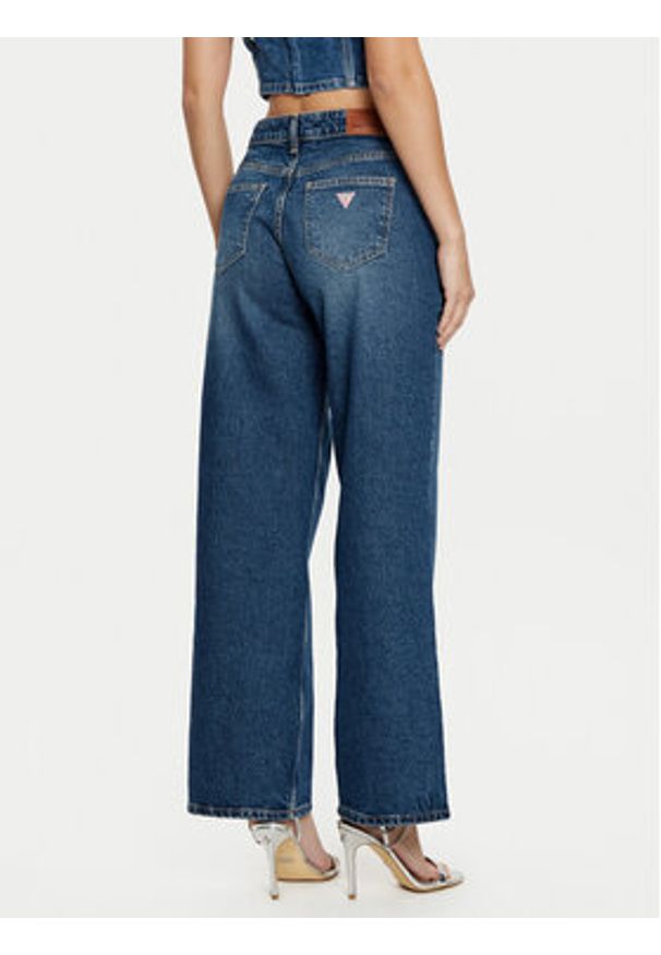 Guess Jeans Jeansy W5RA0Y D5M42 Granatowy Regular Fit. Kolor: niebieski