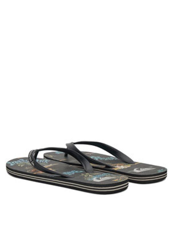 Quiksilver Japonki AQYL101430 Czarny. Kolor: czarny