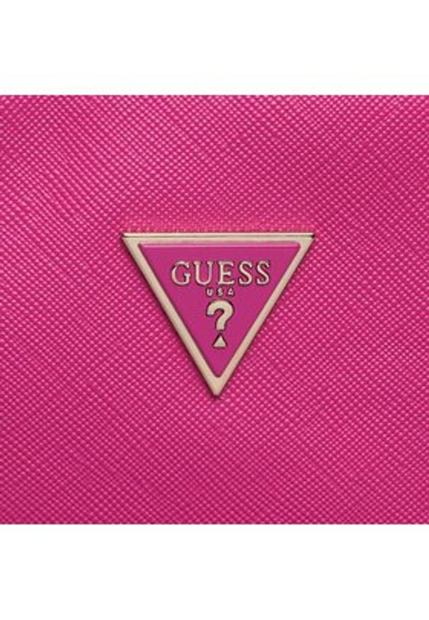 Guess Kosmetyczka Not Coordinated (PL) Accessories PW1574 P3370 Różowy. Kolor: różowy. Materiał: skóra