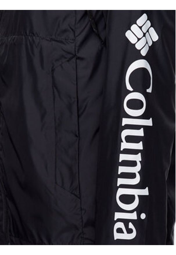 columbia - Columbia Wiatrówka Flash Challenger 1989503 Czarny Regular Fit. Kolor: czarny. Materiał: syntetyk