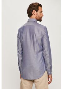 Tommy Hilfiger Tailored - Koszula. Typ kołnierza: button down. Kolor: niebieski. Materiał: tkanina, bawełna. Długość rękawa: długi rękaw. Długość: długie. Styl: elegancki #3