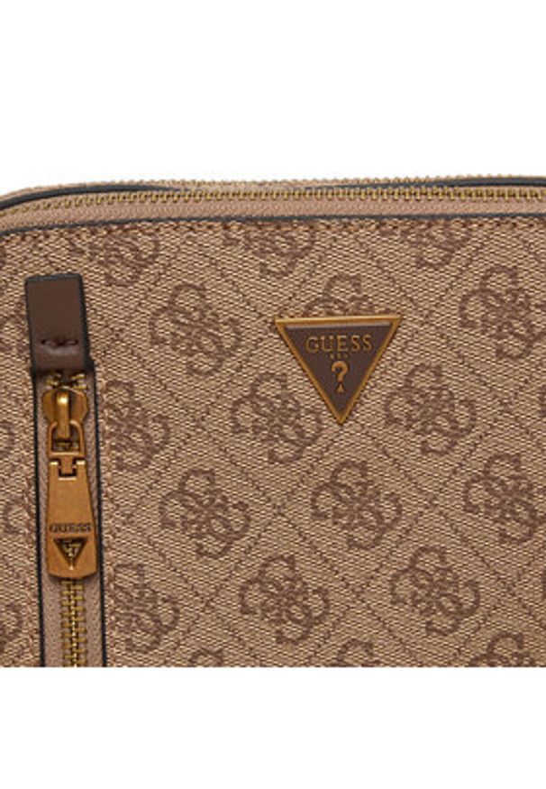 Guess Saszetka HMTOLO P4218 Beżowy. Kolor: beżowy. Materiał: skóra