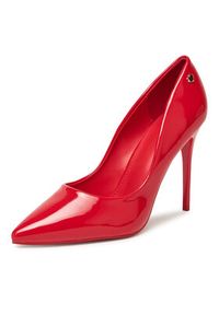 DeeZee Szpilki AB2-4503A Czerwony. Kolor: czerwony. Materiał: skóra. Obcas: na szpilce