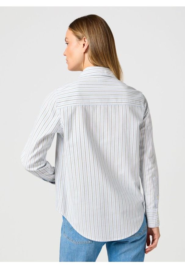 Wrangler - DAMSKA KOSZULA WRANGLER 1 PKT SHIRT NIAGARA MIST 112362596