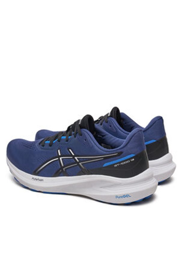 Asics Buty do biegania Gt-1000 131011B858 Niebieski. Kolor: niebieski. Materiał: mesh, materiał