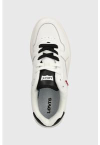 Levi's® - Levi's sneakersy GLIDE kolor biały 235200.151. Okazja: na spotkanie biznesowe. Nosek buta: okrągły. Zapięcie: sznurówki. Kolor: biały. Materiał: guma #5