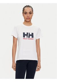 Helly Hansen T-Shirt W Hh Logo T-Shirt 2.0 34465 Biały Regular Fit. Kolor: biały. Materiał: bawełna #1