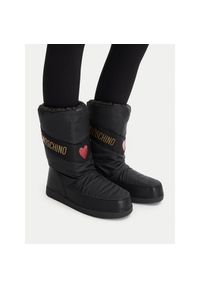 Love Moschino - Śniegowce LOVE MOSCHINO. Kolor: czarny #1
