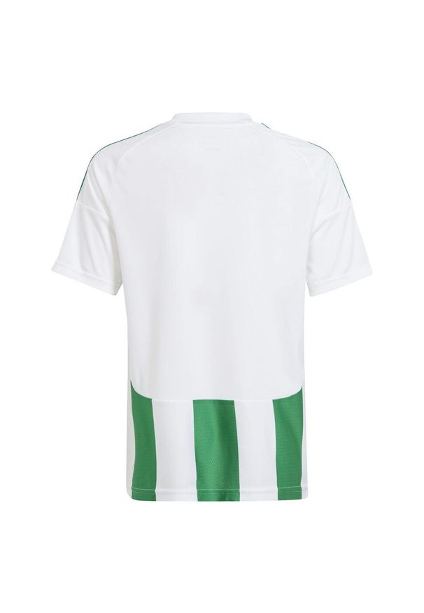 Adidas - Koszulka dla dzieci adidas. Kolor: biały, wielokolorowy, zielony. Sport: piłka nożna