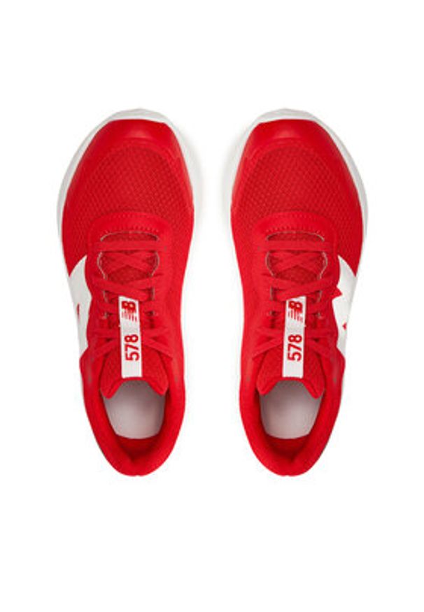 New Balance Buty do biegania 578's GK578RD Czerwony. Kolor: czerwony. Materiał: skóra