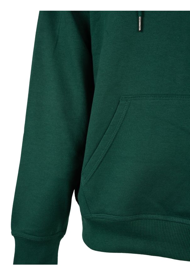 Champion Bluza "Hoodie" | HBGF89HY07718 | Mężczyzna | Zielony. Okazja: na co dzień. Typ kołnierza: kaptur. Kolor: zielony. Materiał: bawełna, poliester. Wzór: aplikacja. Styl: casual
