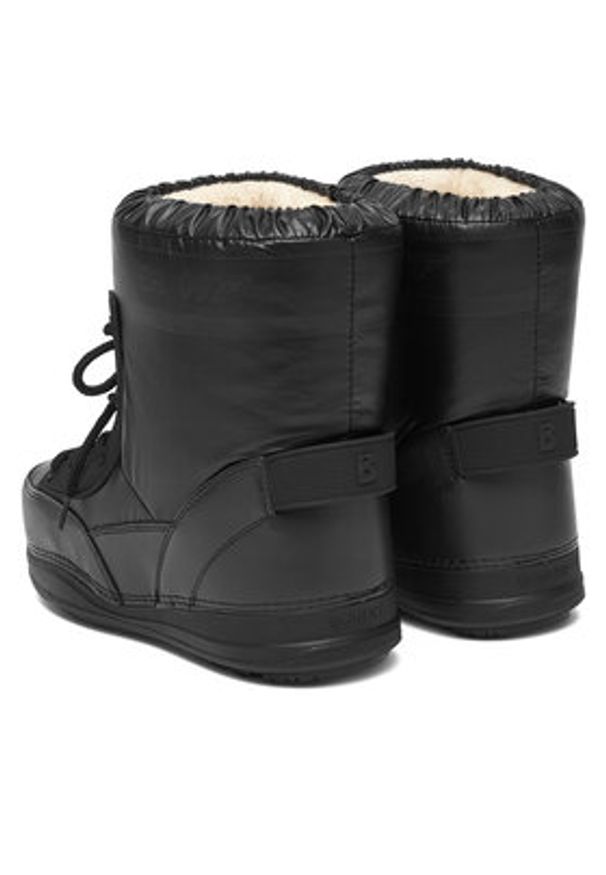 Bogner Śniegowce La Plagne X Bond 007 32547094 Czarny. Kolor: czarny. Materiał: skóra