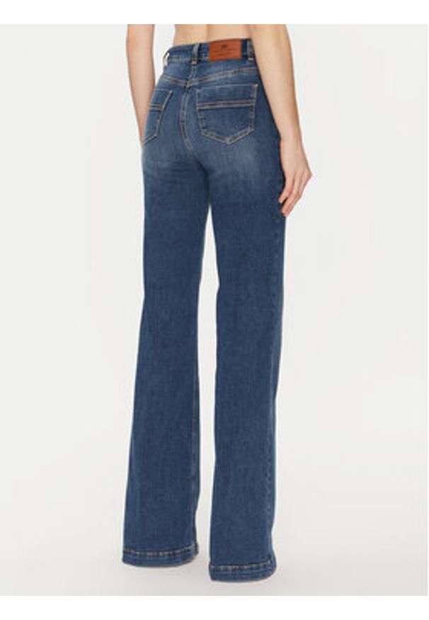 Elisabetta Franchi Jeansy PJ-83D-51E2-V440 Granatowy Regular Fit. Kolor: niebieski