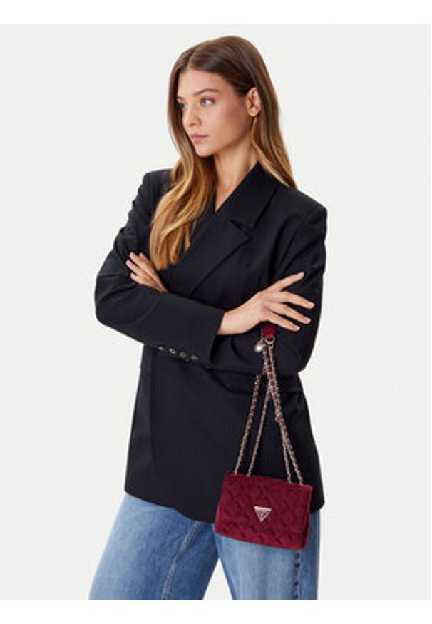 Guess Torebka Giully II Mini HWCG96 73740 Bordowy. Kolor: czerwony