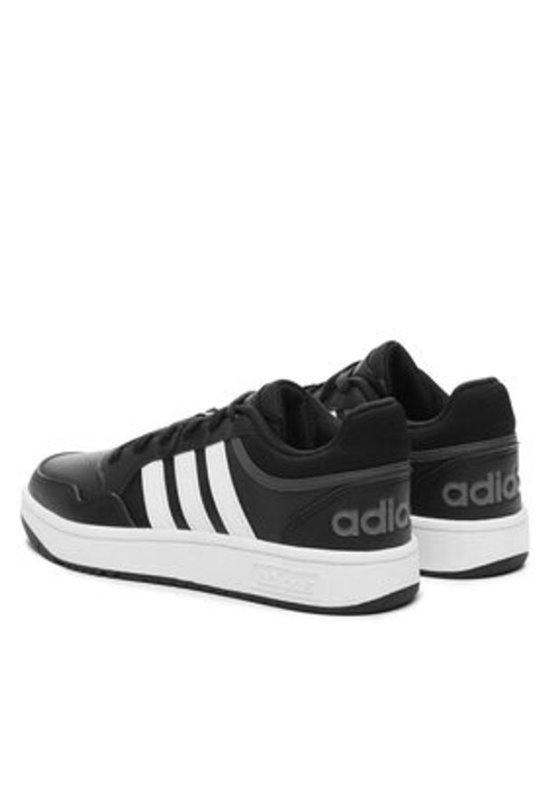 Adidas - adidas Sneakersy Hoops 3.0 Low Classic Vintage GY5432 Czarny. Kolor: czarny. Materiał: materiał