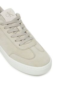 Calvin Klein Jeans Sneakersy Classic Cupsole Mix In YW0YW01767 Szary. Kolor: szary. Materiał: skóra #6
