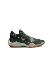Buty koszykarskie męskie Nike Zoom Freak 2 Bamo Giannis Antetokounmpo. Zapięcie: sznurówki. Kolor: zielony. Materiał: guma, materiał, tkanina, syntetyk. Szerokość cholewki: normalna. Model: Nike Zoom. Sport: koszykówka