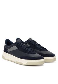 BOSS Sneakersy Baltimore 50548705 Niebieski. Kolor: niebieski. Materiał: skóra