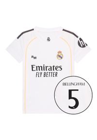 Koszulka domowa Jude Bellingham Real Madrid 25/26 dla dzieci. Kolor: biały. Sport: piłka nożna #1