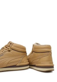 Puma Sneakersy St Runner V4 Mid 402893 05 Brązowy. Kolor: brązowy. Materiał: skóra