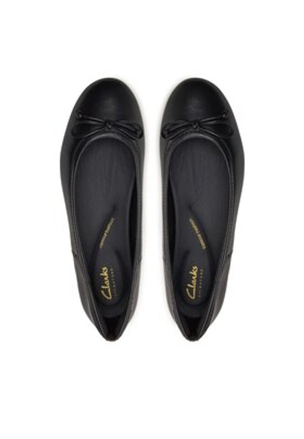 Clarks Baleriny Fawna Lily 26176629 Czarny. Kolor: czarny. Materiał: skóra