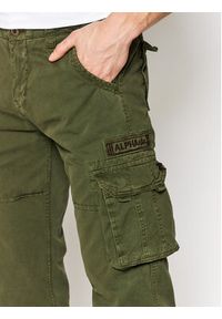 Alpha Industries Spodnie materiałowe Jet 101212 Zielony Straight Fit. Kolor: zielony. Materiał: bawełna #4