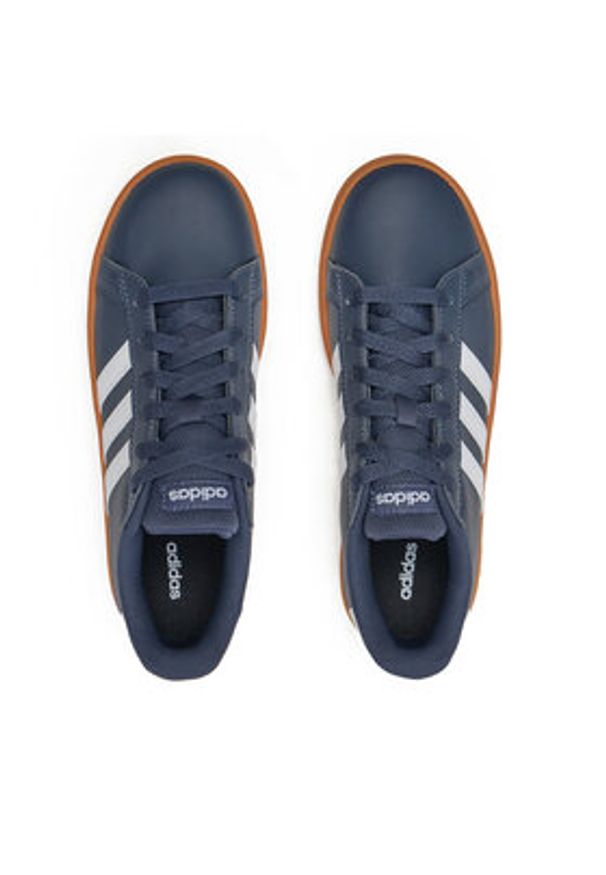 Adidas - adidas Sneakersy Grand Court Lifestyle Tennis JI0970 Granatowy. Kolor: niebieski. Materiał: materiał