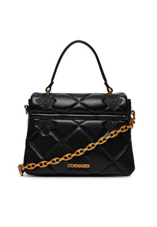 Steve Madden Torebka Brutus SM13001717 Czarny. Kolor: czarny. Materiał: skórzane