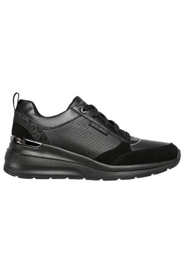 skechers - Buty do chodzenia damskie Skechers Billion Subtle Spots. Zapięcie: sznurówki. Kolor: czarny. Materiał: guma, syntetyk, materiał. Szerokość cholewki: normalna. Model: Skechers Sport. Sport: turystyka piesza