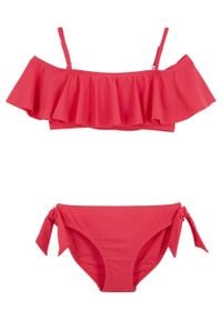 Bikini dziewczęce (2 części) bonprix różowy. Kolor: różowy #1