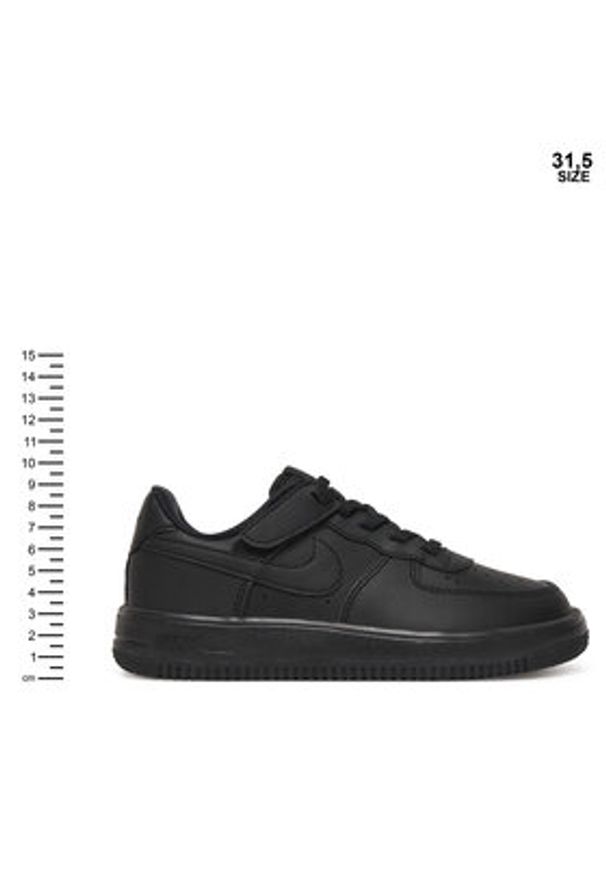 Nike Sneakersy Force 1 Low Easyon (PS) FN0237 001 Czarny. Kolor: czarny. Materiał: skóra