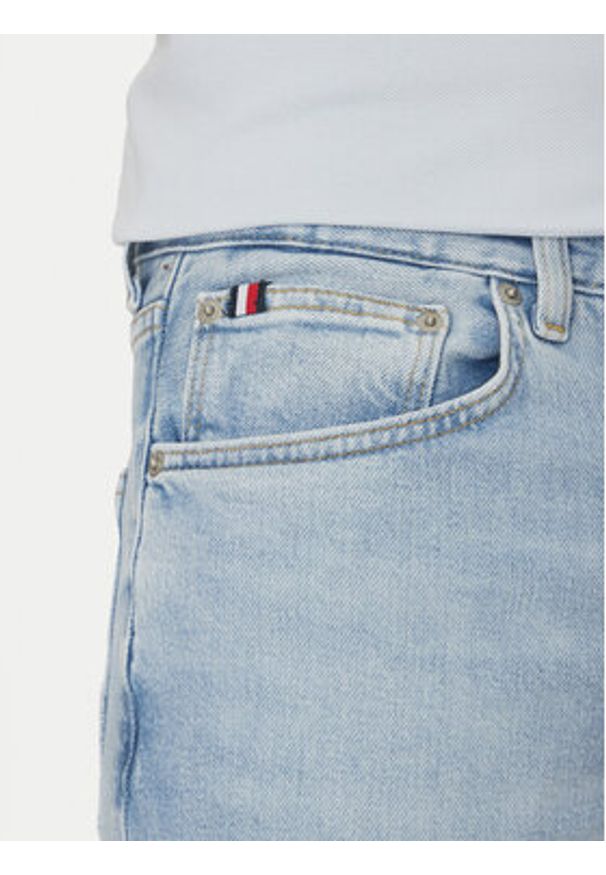 TOMMY HILFIGER - Tommy Hilfiger Jeansy Denton MW0MW38813 Niebieski Straight Fit. Kolor: niebieski