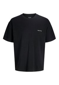 Jack & Jones T-Shirt Montauk Back 12290892 Czarny Regular Fit. Kolor: czarny. Materiał: bawełna #6
