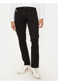 U.S. Polo Assn. Spodnie materiałowe MUP3385 Czarny Slim Fit. Kolor: czarny. Materiał: bawełna