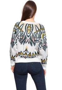 Wrangler - DAMSKI SWETER WRANGLER GEO KNIT CLOUD BLUE W8N5QCB03 112132405 #4