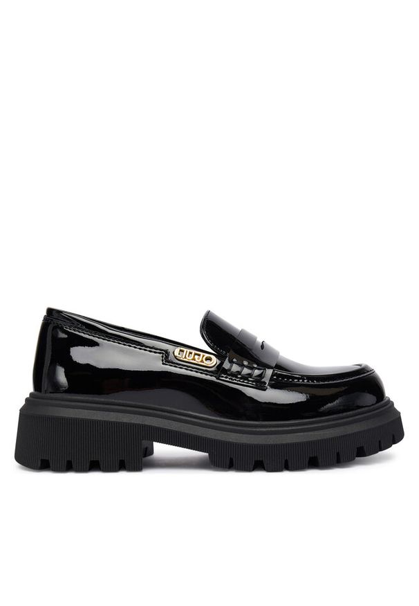 Loafersy Liu Jo. Kolor: czarny