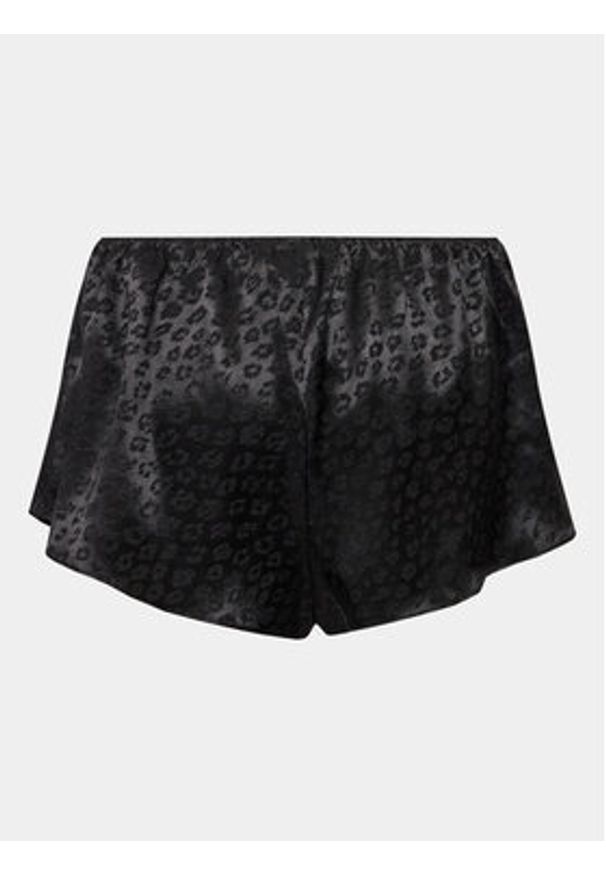 Hunkemöller Szorty piżamowe 203224 Czarny Comfortable Fit. Kolor: czarny. Materiał: wiskoza