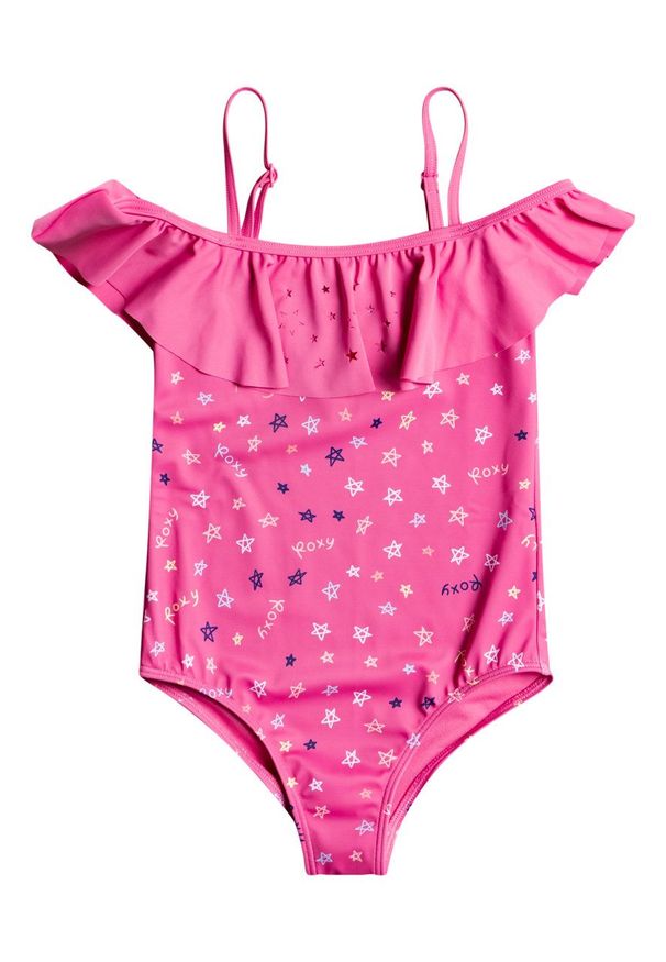 Roxy jednoczęściowy strój kąpielowy dziecięcy kolor fioletowy. Kolor: fioletowy