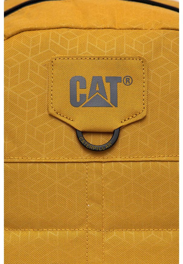 CATerpillar - Caterpillar Plecak kolor żółty duży. Kolor: żółty