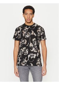 Versace Jeans Couture T-Shirt 78GAH6S0 Czarny Slim Fit. Kolor: czarny. Materiał: bawełna #3