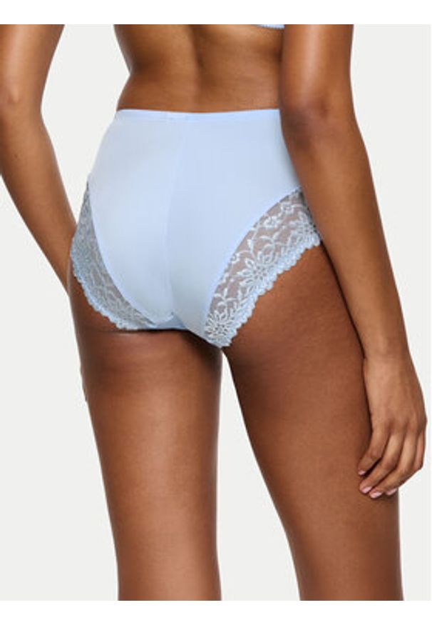 Triumph Figi klasyczne z wysokim stanem Ladyform Soft Maxi 10210671 Błękitny. Stan: podwyższony. Kolor: niebieski. Materiał: syntetyk